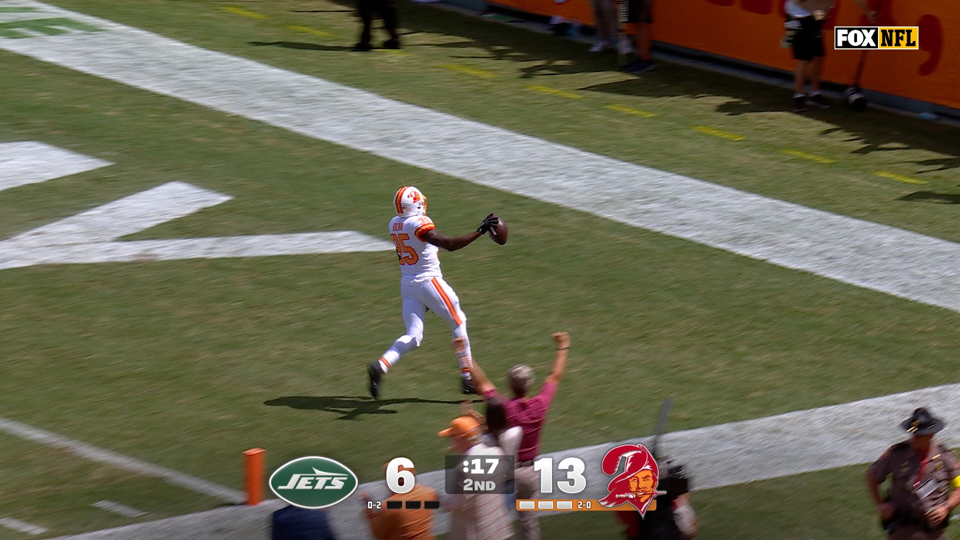 Buccaneers’ Jamel Dean gets interception and returns 55 yards for TD, extending lead over Jets | NFL Highlights
