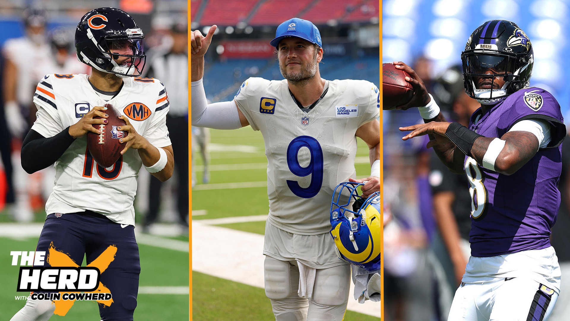 Blazin’ 5: Rams upset Eagles, hit the over on Cowboys-Bears total points, Ravens beat Lions in Week 3 | The Herd