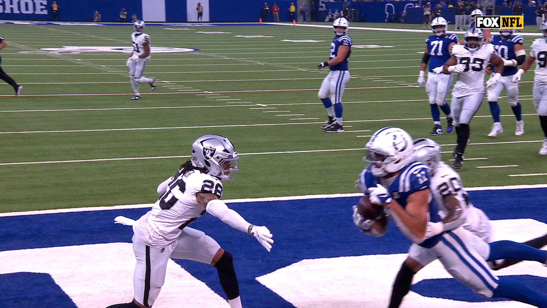 Daniel Jones finds Michael Pittman for four-yard TD, extending Colts’ lead over Raiders | NFL Highlights