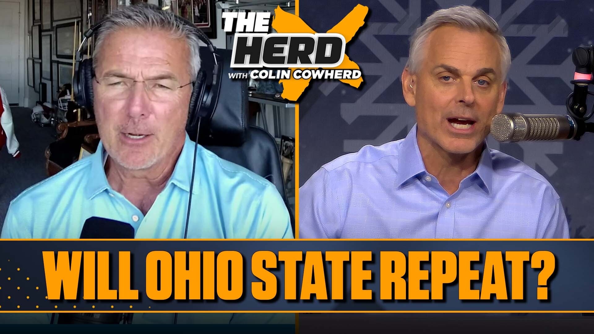 Urban Meyer on Ohio State being favorites, Alabama, Michigan HC search | FULL INTERVIEW | The Herd