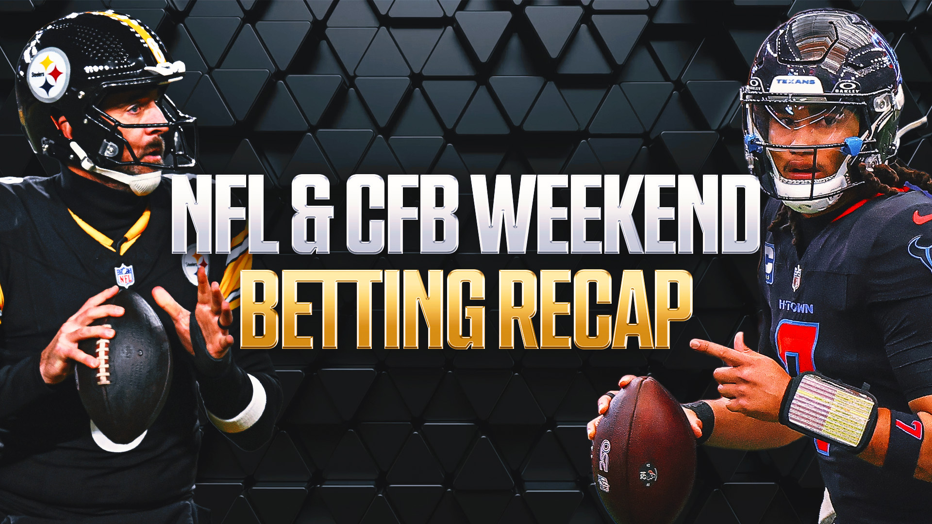 NFL, CFB Weekend Betting Recap: ‘Texans-Steelers Will Decide Wild Card Weekend’